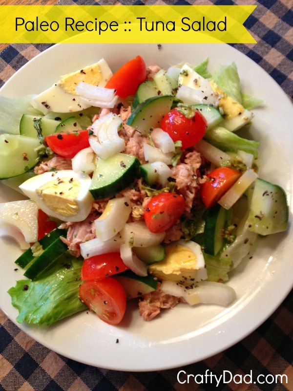 Paleo Recipe :: Breakfast Tuna Salad